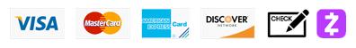 cards accepted / payment methods