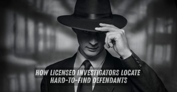 How Licensed Investigators Locate Hard-to-Find Defendants